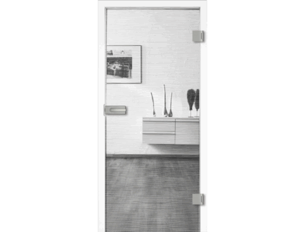 Steklena vrata Wood 1