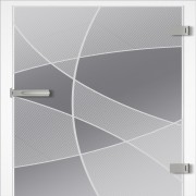 Steklena notranja vrata Design LIPSO